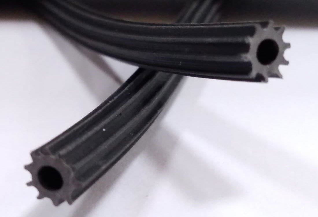 Lisinya202 Sineklik Fitili 4,5 mm Siyah 10 Metre