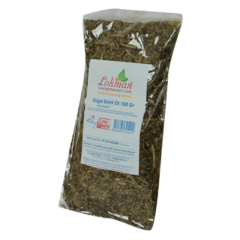 Lisinya214 Sinirli Yaprak Otu Sinirli Ot Doğal 100 Gr Paket