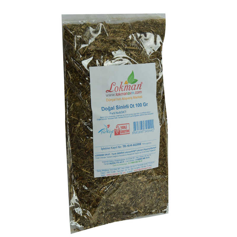 Lisinya214 Sinirli Yaprak Otu Sinirli Ot Doğal 100 Gr Paket