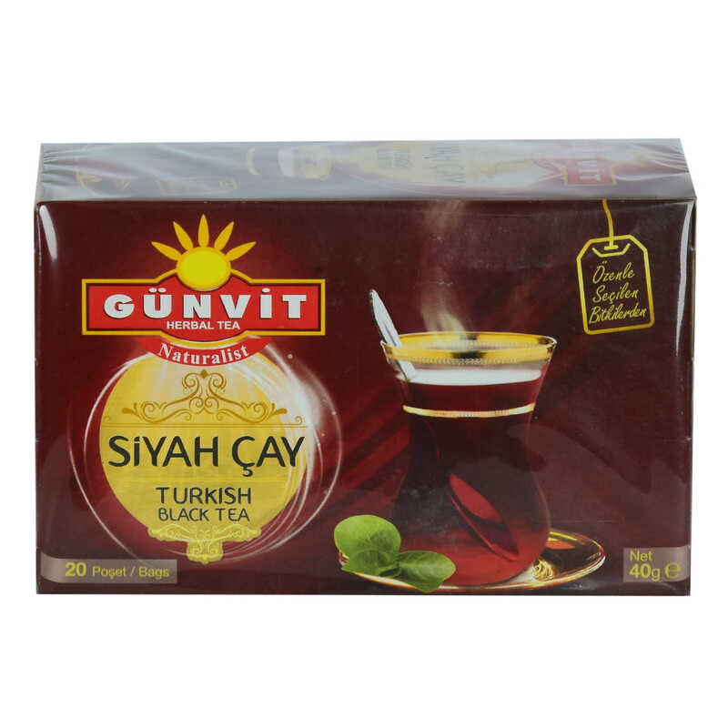 Lisinya214 Siyah Çay 2 Gr X 20 Süzen Poşet 40 Gr