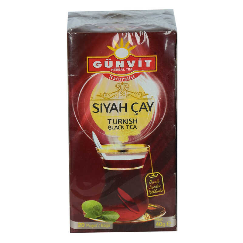 Lisinya214 Siyah Çay 2 Gr X 20 Süzen Poşet 40 Gr