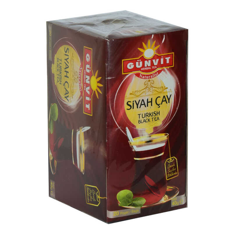 Lisinya214 Siyah Çay 2 Gr X 20 Süzen Poşet 40 Gr