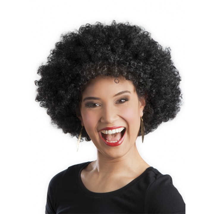 Siyah Renk Kıvırcık Afro Bonus Peruk Parti Peruğu Siyah Renk Kıvırcık Afro Bonus Peruk Parti Peruğu (Lisinya)