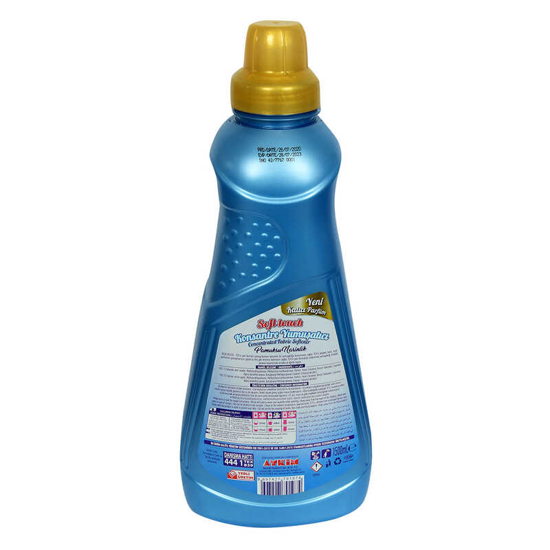 Soft Touch Konsantre Yumuşatıcı Pamuksu Narinlik Kalıcı Parfüm 60 Yıkama 1500 ML - Lisinya