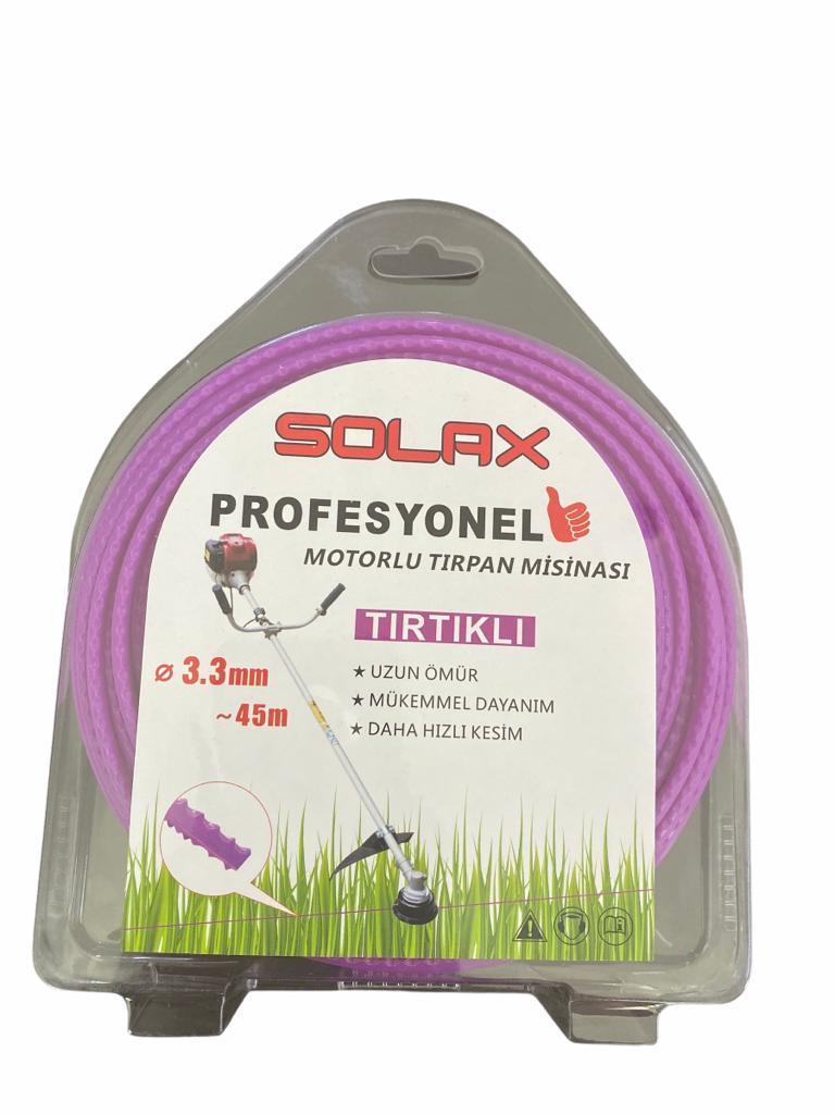 Lisinya202 Solax Tırtıklı Tırpan Misinası 3,3 mm 45 Metre