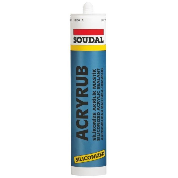 Soudal Acryrub Silikonize Mastik 310 ml Bronz Lisinya202 Soudal Acryrub Silikonize Mastik 310 ml Bronz
