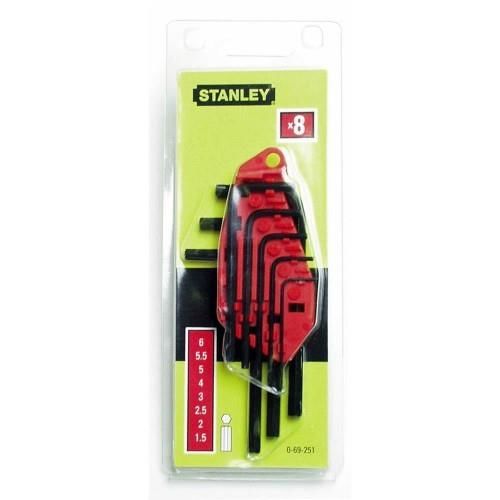 Lisinya202 Stanley ST069251 8 Parça Allen Anahtar Takımı