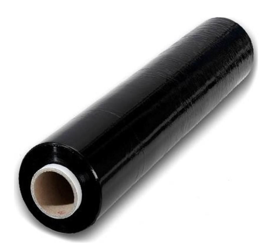 Lisinya202 Streç Film Siyah 1500 gr 23 Micron