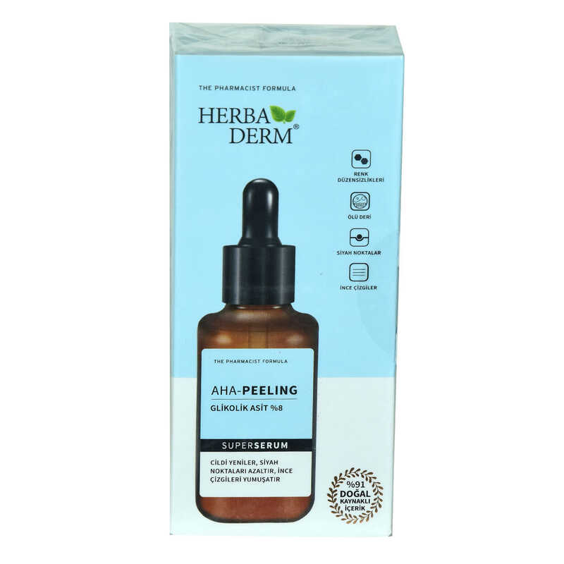 Lisinya214 Superserum Aha-Peeling Doğal Yüz Serumu 30 ML