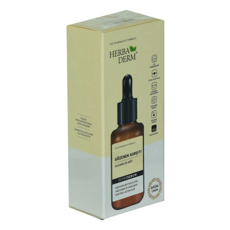 Lisinya214 Superserum Oleanolik Asit Gözenek Karşıtı Doğal Yüz Serumu 30 ML