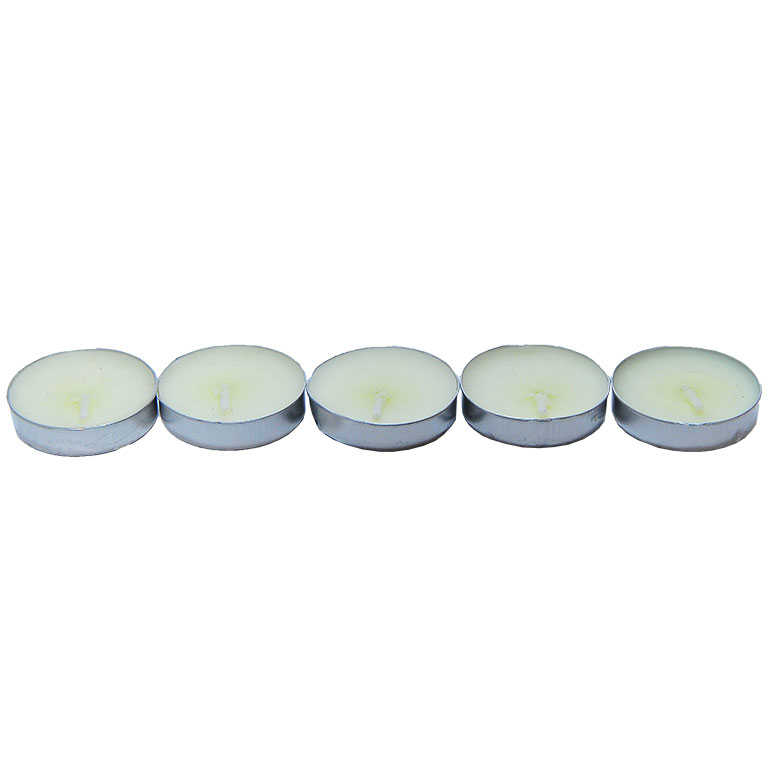 Tea Lights Beyaz Mum 5 li 1 Paket