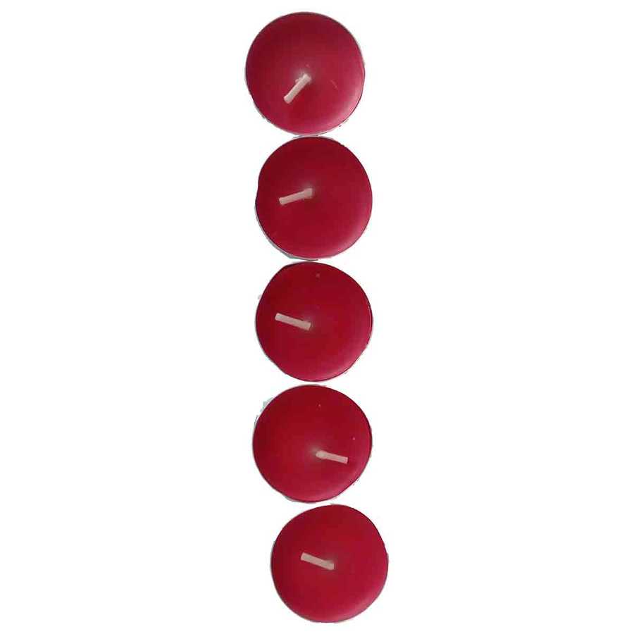 Lisinya214 Tea Lights Kırmızı Mum 5 li 1 Paket