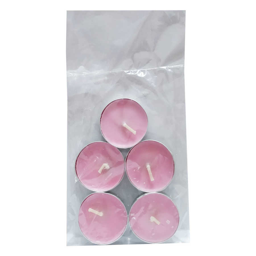 Lisinya214 Tea Lights Pembe Mum 5 li 1 Paket