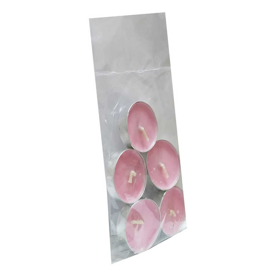 Lisinya214 Tea Lights Pembe Mum 5 li 1 Paket