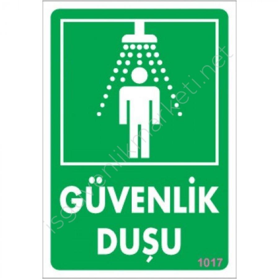 Lisinya202 Güvenlik Duşu Uyarı Levhası 17,5x25 KOD:1017