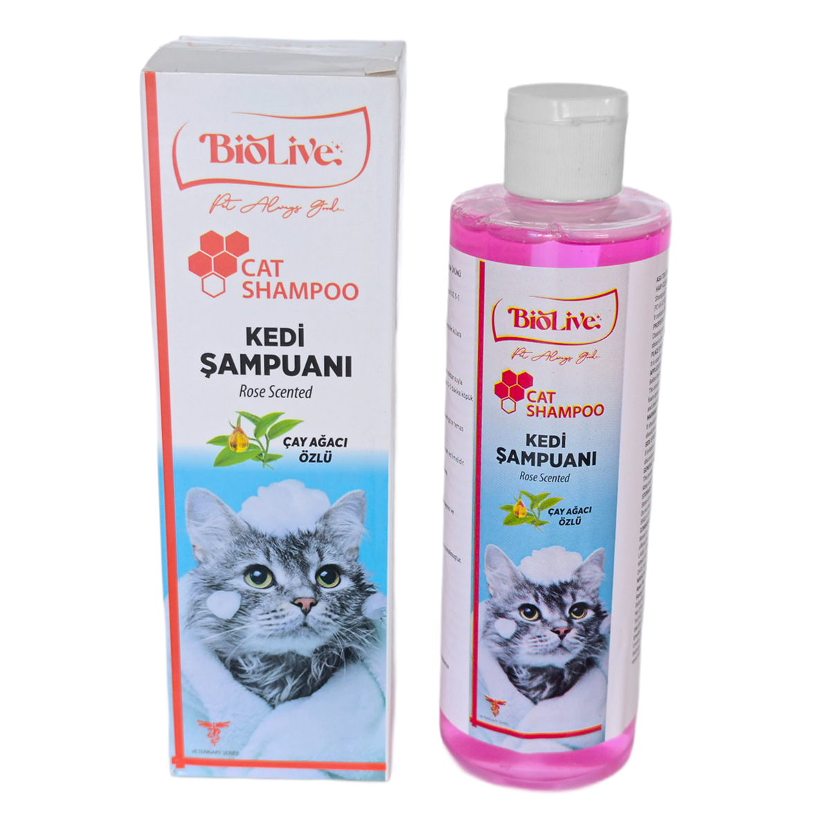 Biolive Çay Ağacı Özlü Kedi Şampuanı 200ml Biolive Çay Ağacı Özlü Kedi Şampuanı 200ml