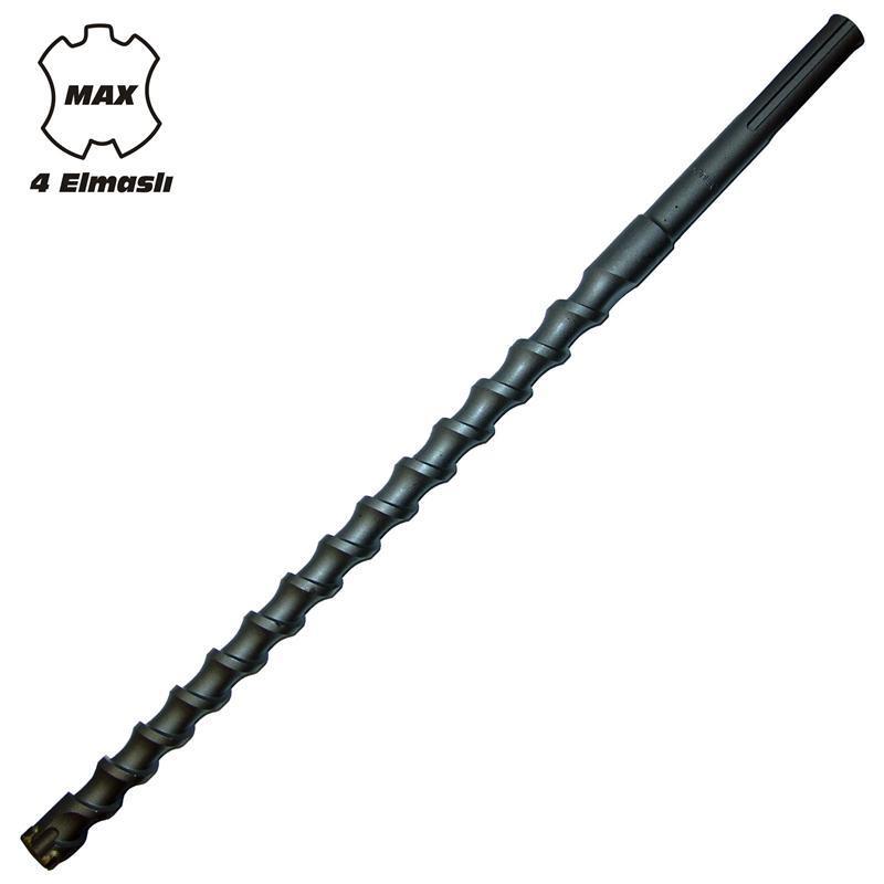 Lisinya202 Todrill 50433 SDS Max 4 Elmaslı Matkap Uç 18X540 mm