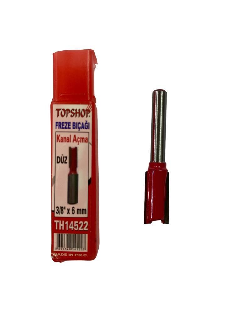 Lisinya202 Topshop 14522 Düz Kanal Açma Freze Bıçağı 3/8x6 mm