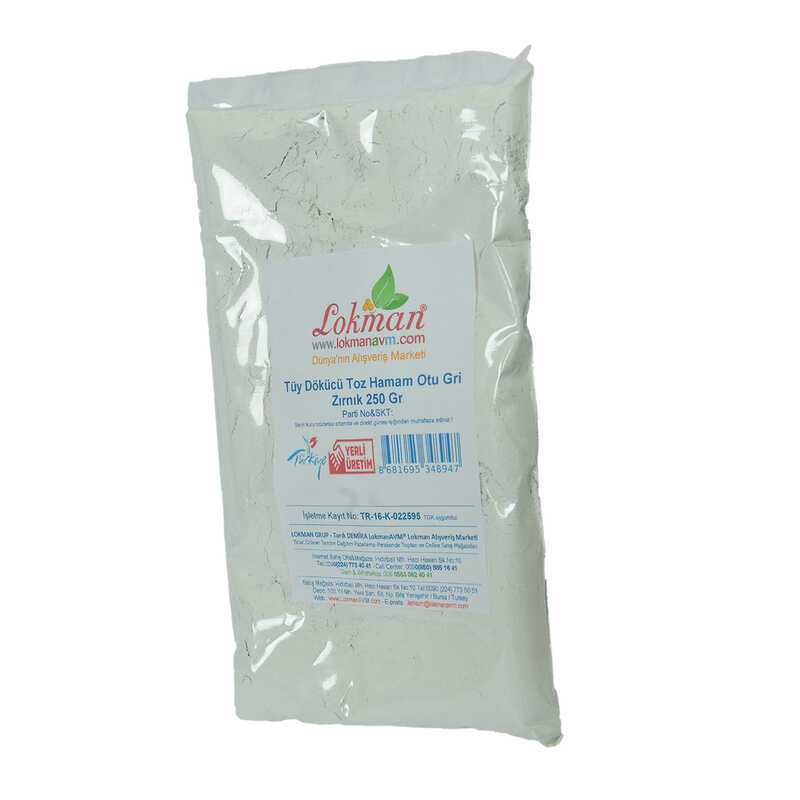 Lisinya214 Tüy Dökücü Toz Hamam Otu Gri Zırnık Bay Bayan 250 Gr Paket