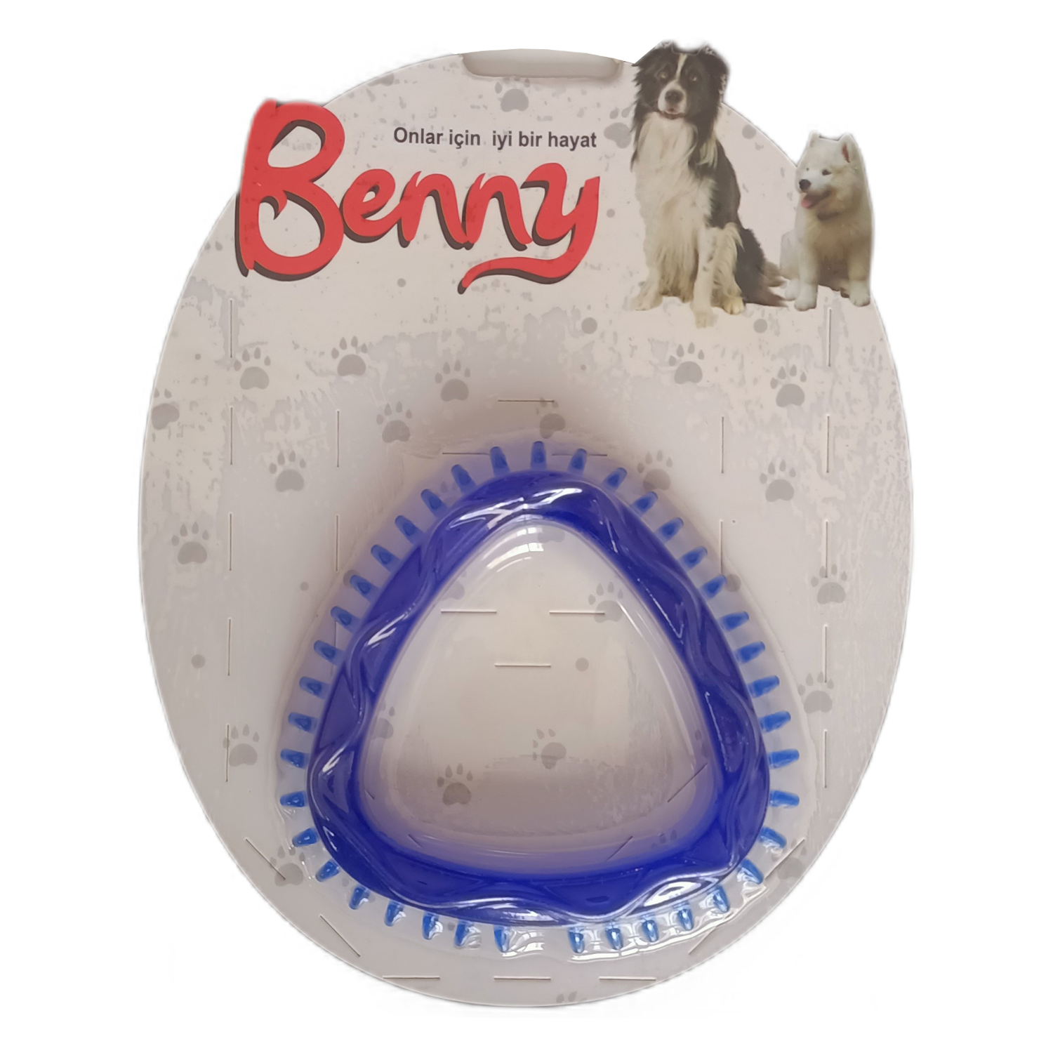 Lisinya205 Benny Köpek Oyuncağı Üçgen 8 x 8.5 cm Mavi