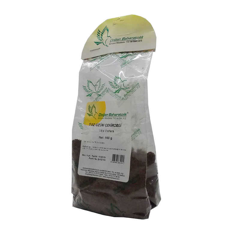 Lisinya214 Üzüm Çekirdeği Öğütülmüş Doğal 100 Gr Paket