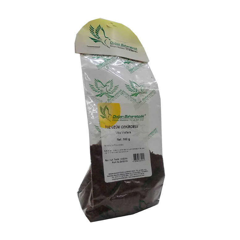 Lisinya214 Üzüm Çekirdeği Öğütülmüş Doğal 100 Gr Paket