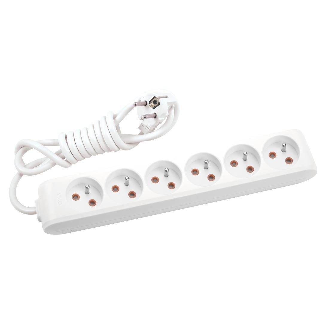 Viko Multi-let Kablolu Grup Priz 6'' lı 5 Metre Viko Multi-let Kablolu Grup Priz 6'' lı 5 Metre
