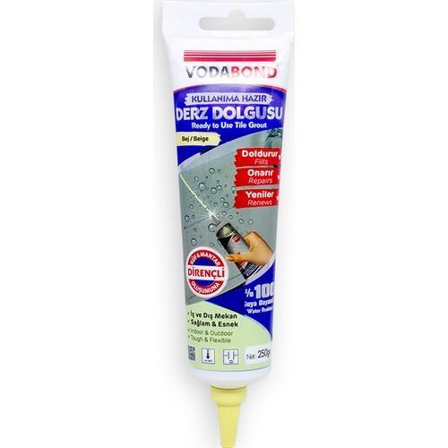 Vodabond Kullanıma Hazır Derz Dolgusu 400 gr Beyaz Lisinya202 Vodabond Kullanıma Hazır Derz Dolgusu 400 gr Beyaz