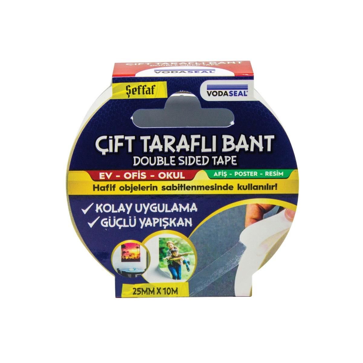 Çift Taraflı Filmik Bant 25 mm 10 Metre - Lisinya