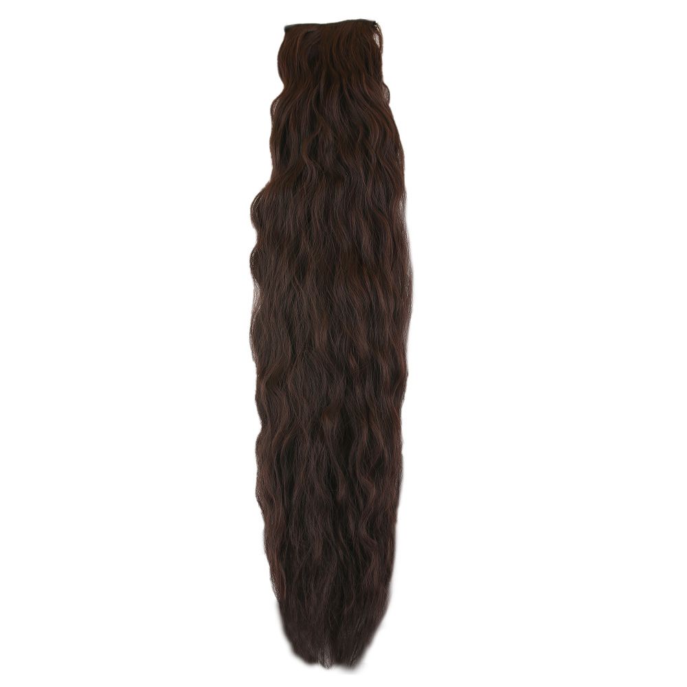 Kanekalon Fiber Sentetik Kabartılmış Dalgalı 8 Parça Saç Çıt Çıt / Koyu Kahve / (Lisinya175) Kanekalon Fiber Sentetik Kabartılmış Dalgalı 8 Parça Saç Çıt Çıt / Koyu Kahve / (Lisinya175)