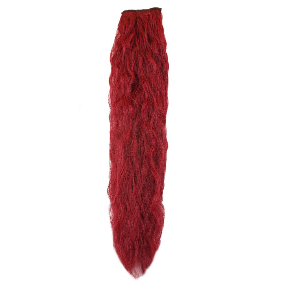 Kanekalon Fiber Sentetik Kabartılmış Dalgalı 8 Parça Saç Çıt Çıt / Kızıl / (Lisinya175) Kanekalon Fiber Sentetik Kabartılmış Dalgalı 8 Parça Saç Çıt Çıt / Kızıl / (Lisinya175)