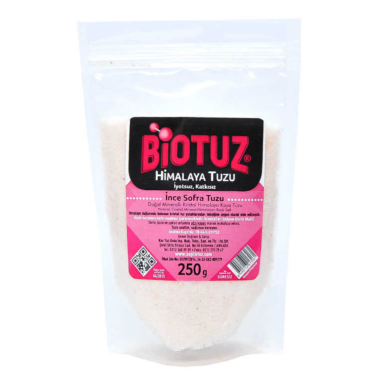 Lisinya214 Yemeklik Himalaya Kristal Öğütülmüş Kaya Tuzu Pembe 250 Gr
