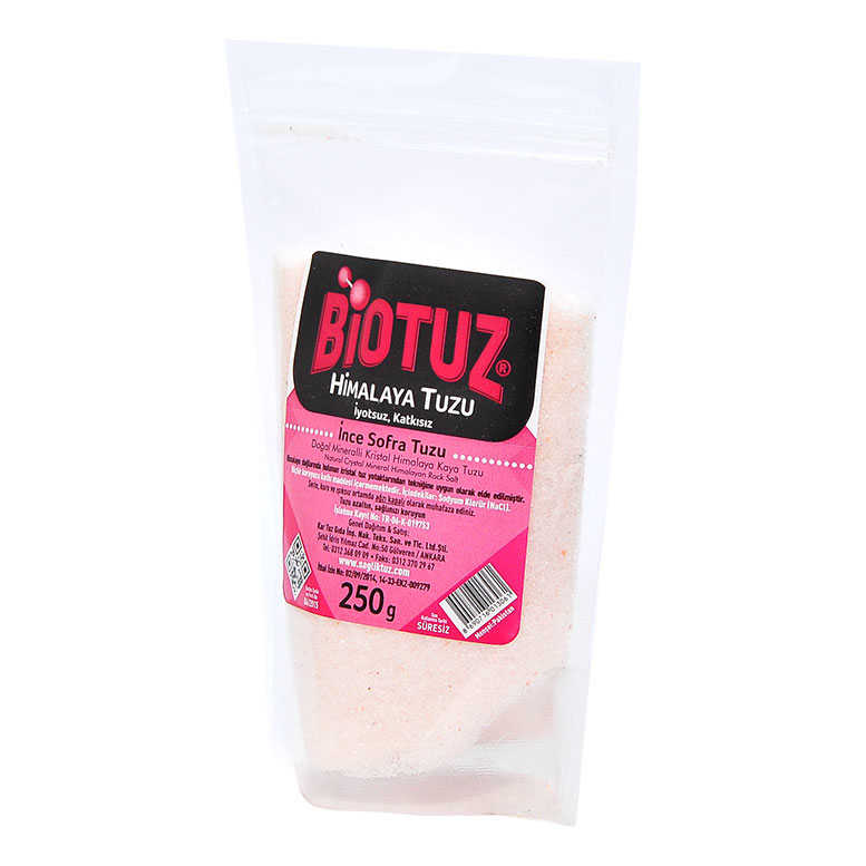 Lisinya214 Yemeklik Himalaya Kristal Öğütülmüş Kaya Tuzu Pembe 250 Gr