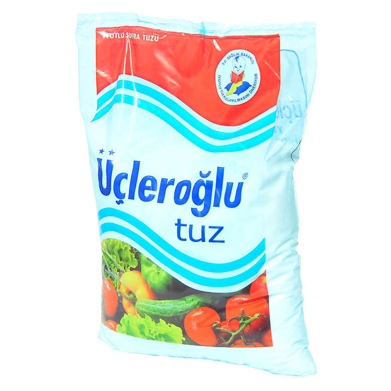 Lisinya214 Yemeklik İyotlu Öğütülmüş Kalın Sofra Tuzu 1500 Gr