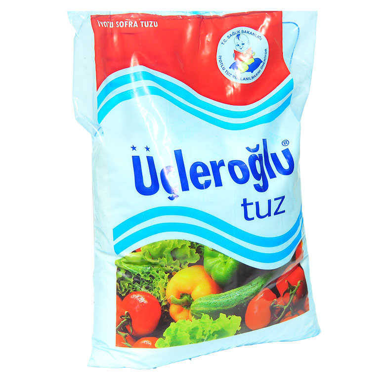 Lisinya214 Yemeklik İyotlu Öğütülmüş Kalın Sofra Tuzu 1500 Gr
