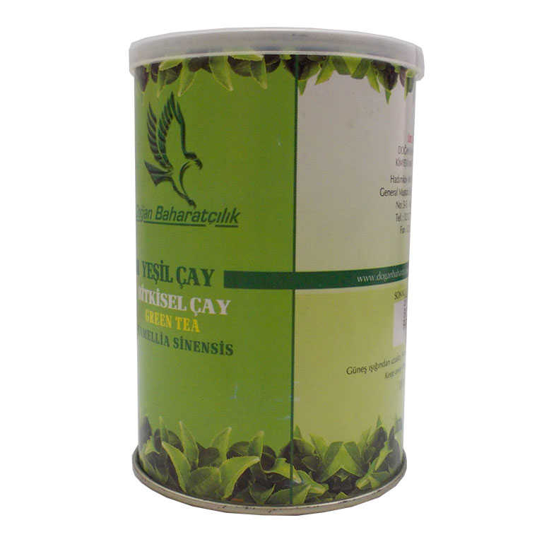 Lisinya214 Yeşil Çay 1. Kalite Doğal İthal Çay 100 Gr Teneke Kutu