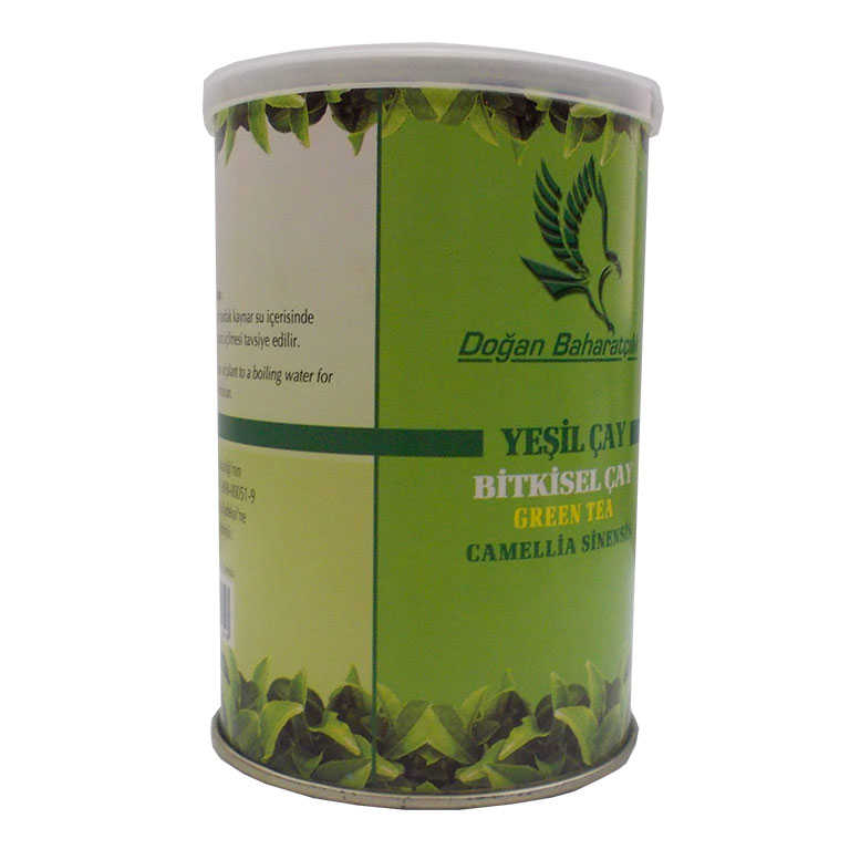 Lisinya214 Yeşil Çay 1. Kalite Doğal İthal Çay 100 Gr Teneke Kutu