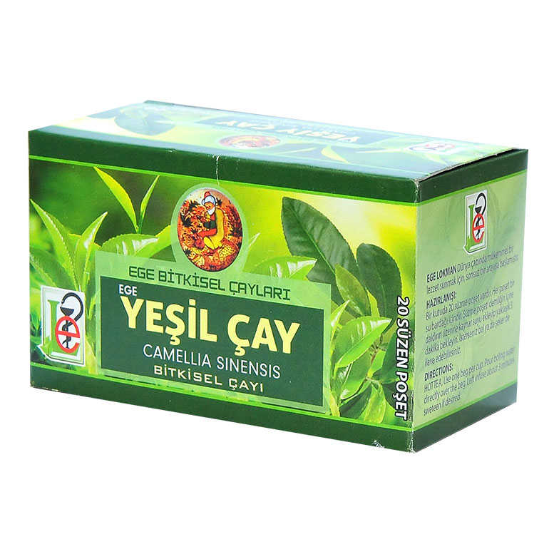 Lisinya214 Yeşil Çay Bitki Çayı 20 Süzen Poşet