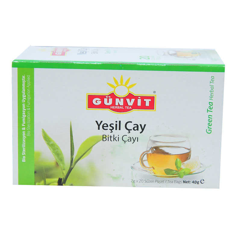 Lisinya214 Yeşil Çay Bitki Çayı 20 Süzen Poşet