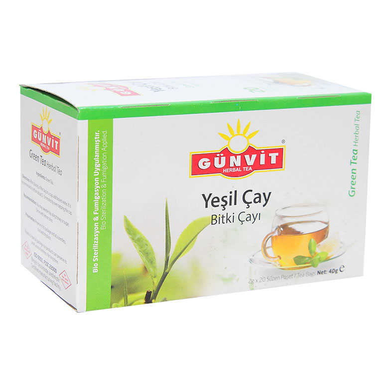 Lisinya214 Yeşil Çay Bitki Çayı 20 Süzen Poşet