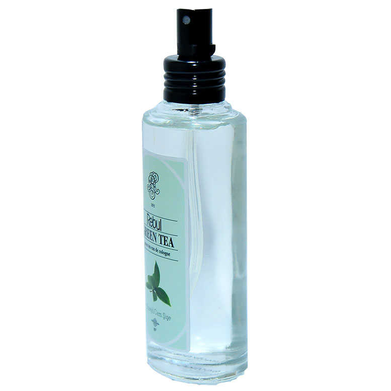 Lisinya214 Yeşil Çay Kolonyası 80 Derece Cam Şişe Sprey Green Tea 100 ML