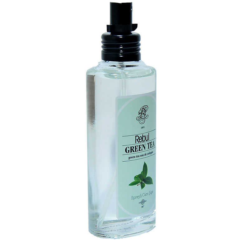 Lisinya214 Yeşil Çay Kolonyası 80 Derece Cam Şişe Sprey Green Tea 100 ML