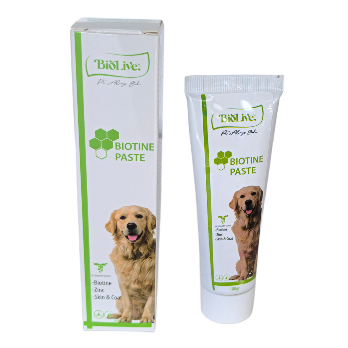 Biolive Biotine Köpekler İçin Tüy Döküm Önleyici Pasta 100gr Biolive Biotine Köpekler İçin Tüy Döküm Önleyici Pasta 100gr