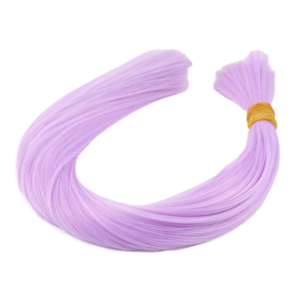 Açık Lila Çok Renkli Sentetik Boğumlu Saç / 1Kg / (Lisinya175) Açık Lila Çok Renkli Sentetik Boğumlu Saç / 1Kg / (Lisinya175)
