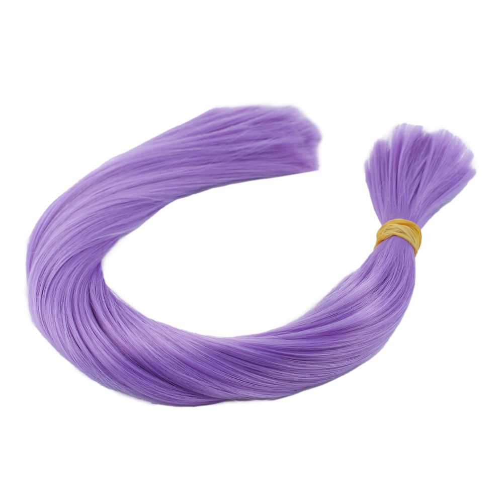 Koyu Lila Çok Renkli Sentetik Boğumlu Saç / 1Kg / (Lisinya175) Koyu Lila Çok Renkli Sentetik Boğumlu Saç / 1Kg / (Lisinya175)