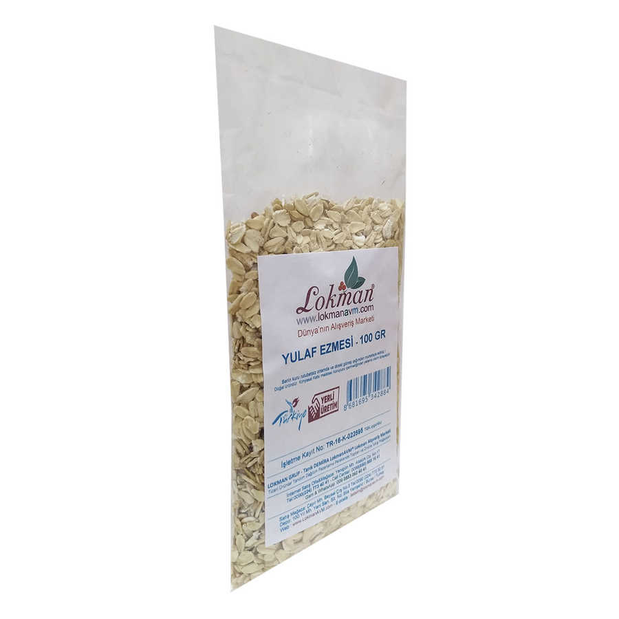 Lisinya214 Yulaf Ezmesi Doğal 100 Gr Paket