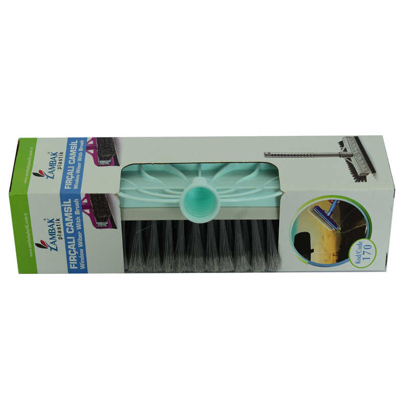 Lisinya214 Plastik Fırçalı Saplı Camsil Set Karışık Renk Kod-170