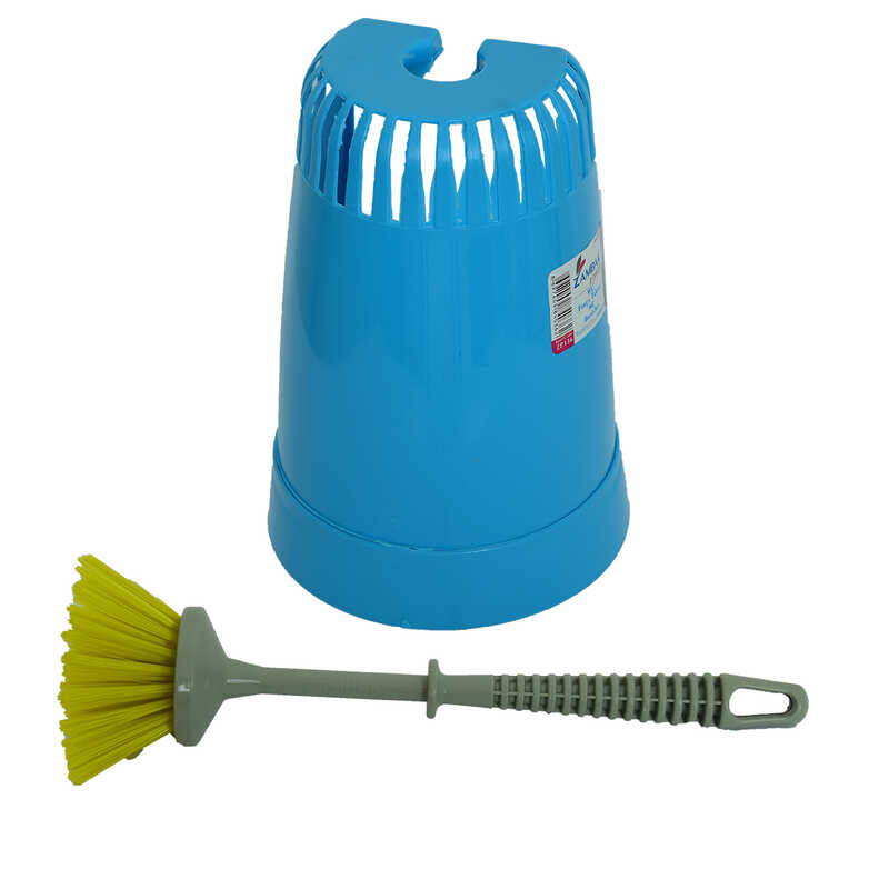 Lisinya214 Plastik Muhafazalı Wc Tuvalet Klozet Fırça Takımı Karışık Renk ZP-136