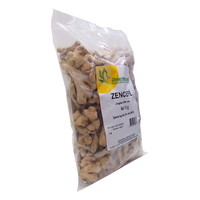 Lisinya214 Zencefil Kökü Tane Doğal 1000 Gr Paket