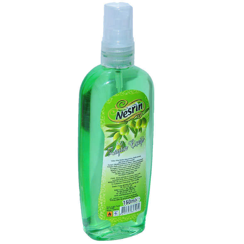 Lisinya214 Zeytin Çiçeği Kolonyası 60 Derece Pet Şişe Sprey 160 ML
